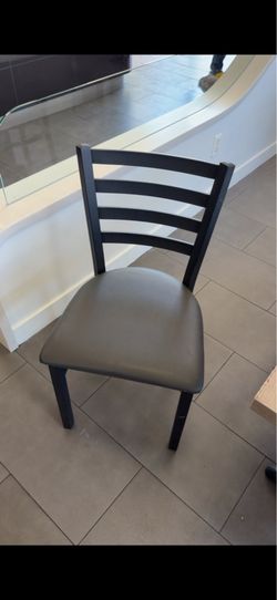 Iron restaurant chairs