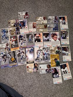 1990s NFL Football Card Lot Fleer GameDay