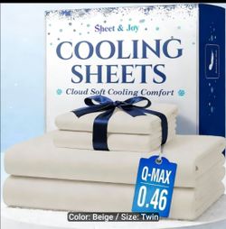 New Twin size cooling sheet set