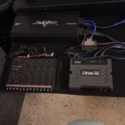 Skars Amp 4 Channel Beats Amp Stetson  Brand New Sound Stream Double Den  Brand New American Bass 10 Inch 