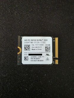 WD SN740 512GB M.2 (2230) NVME SSD