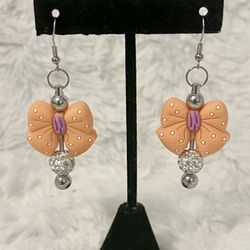 Handmade Bow Earrings 