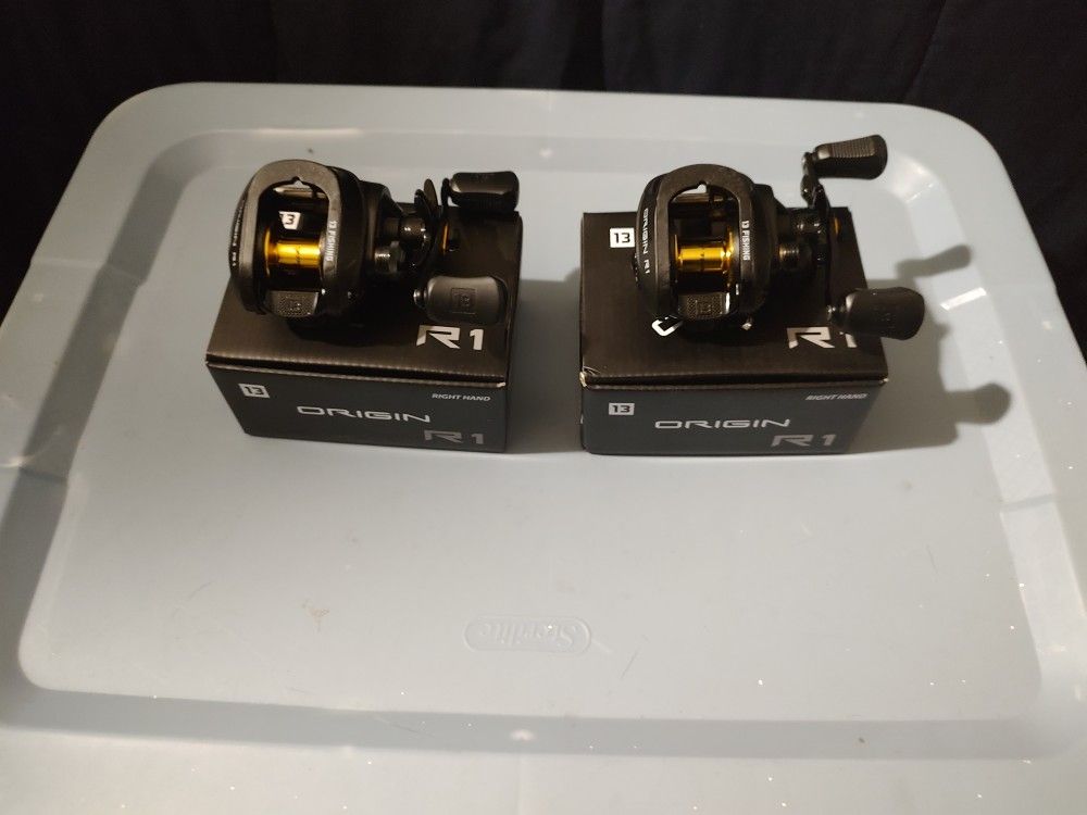 13 Fishing Origin R1 8.1.1 Bait Cast Reel $75 Each