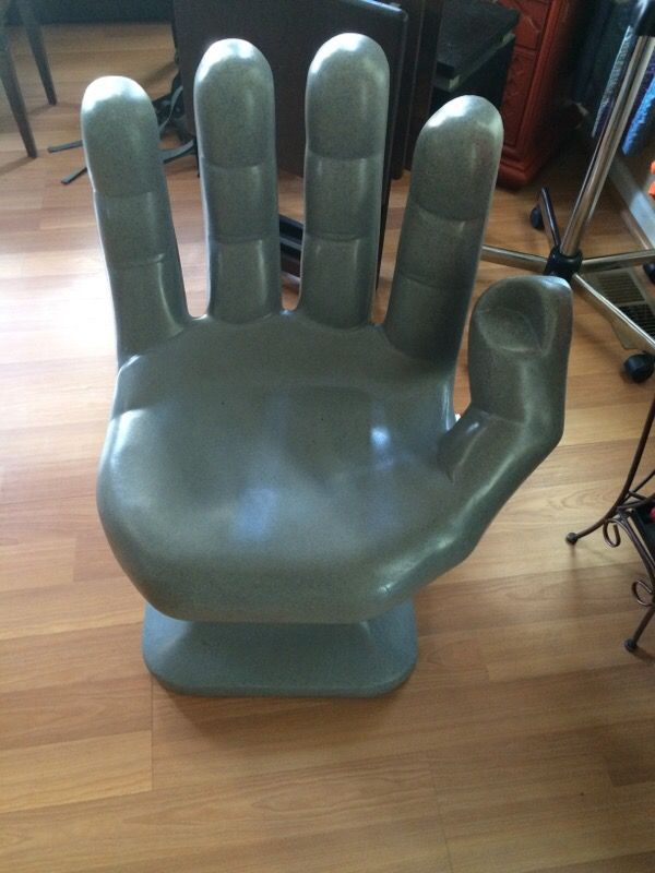 Vintage RMIC Hand Chair Grey rare