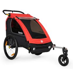 Brand New Burley Honey Bee 2-Seat Kids Bike Trailer & Stroller