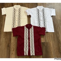 Size 8/10, boys Mexican guayaberas