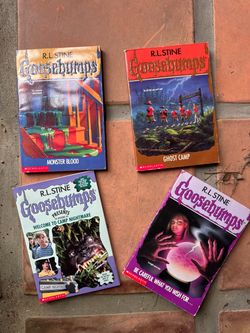 R.L. Stine Goosebumps Books Set of 4