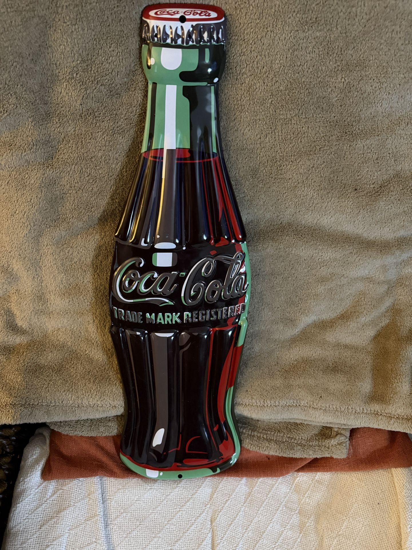 3 Coca Cola Metal Signs