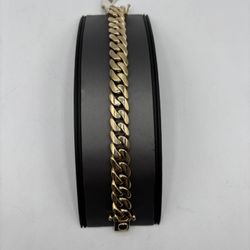 Gold Cuban Chain Bracelet 