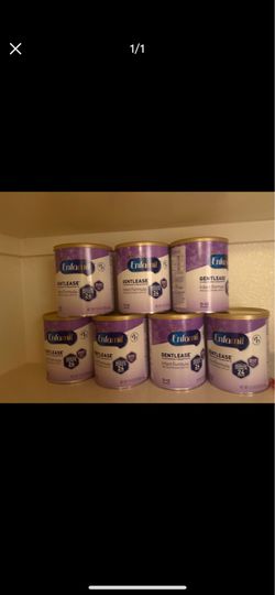 enfamil gentlease      18$.   More than 30 cans