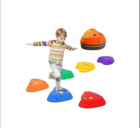 (firm Price)Stepping Stones for Kids Balance Toy Play for Toddlers Exercis Entertainment W006