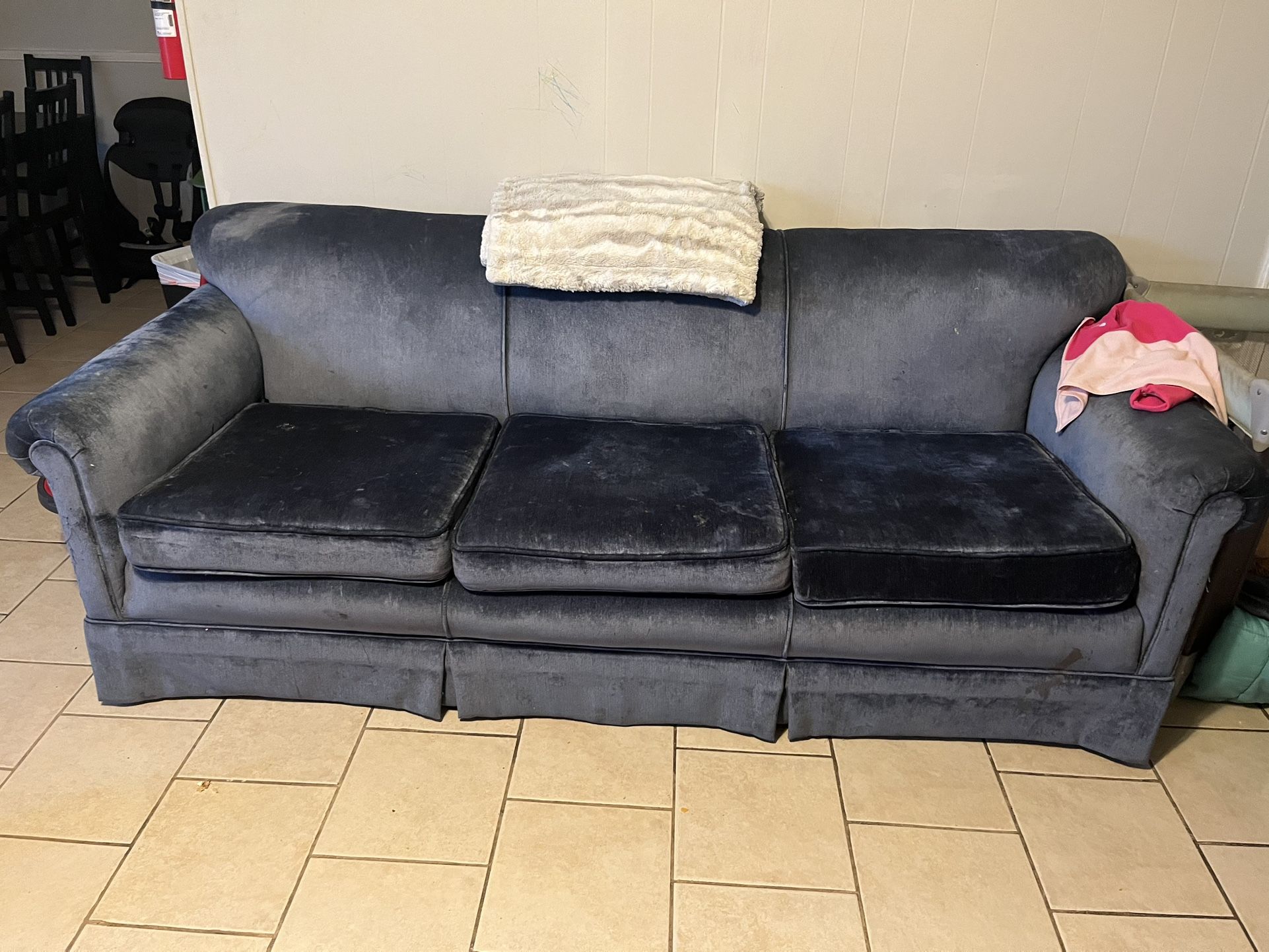 Vintage Velvet Couch