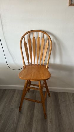 Wooden Windsor Bar Stool
