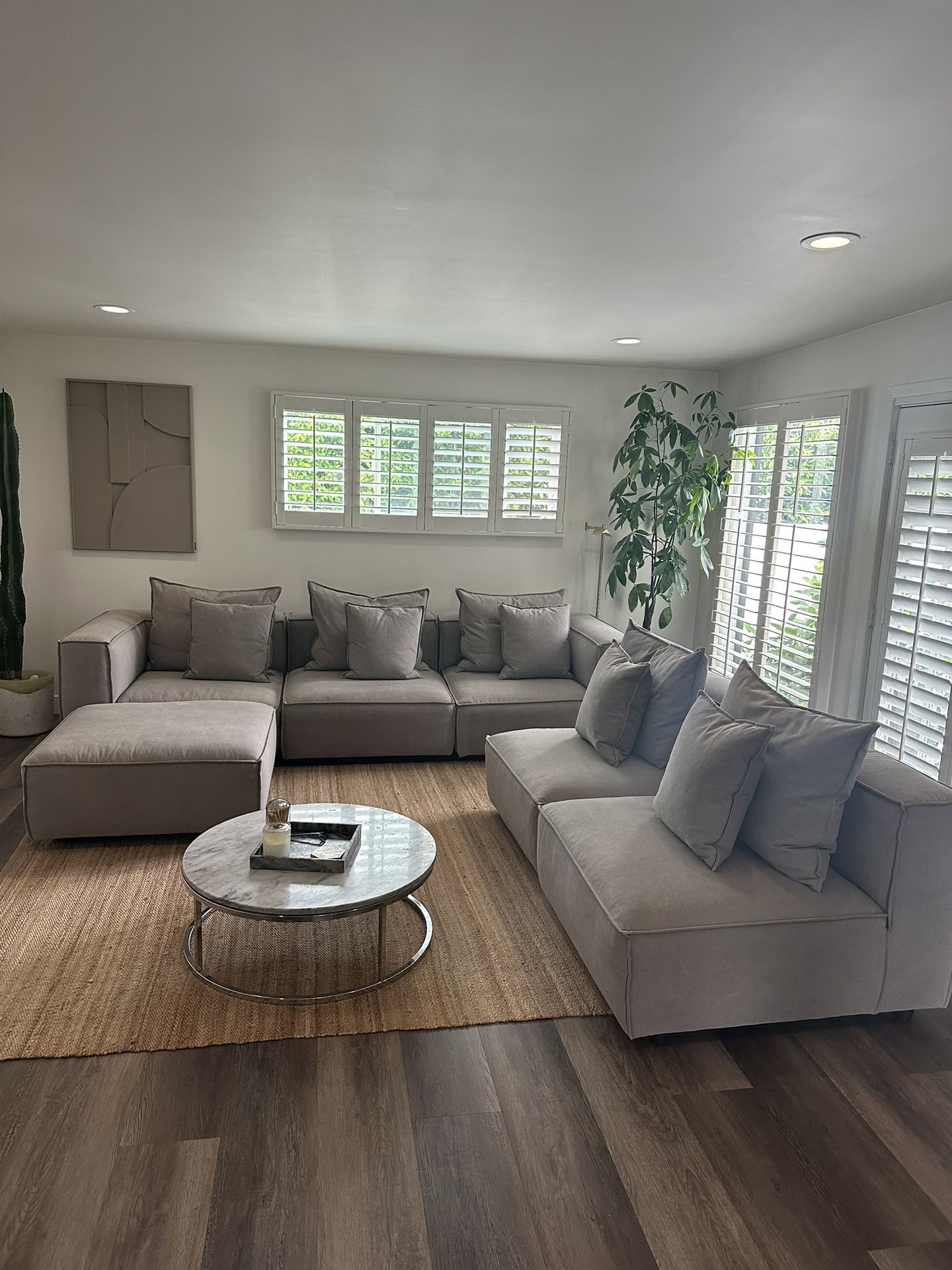 AURHAUS Coburn Six Piece Sectional Sofa 