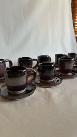 Handmade espresso and Saucer Set