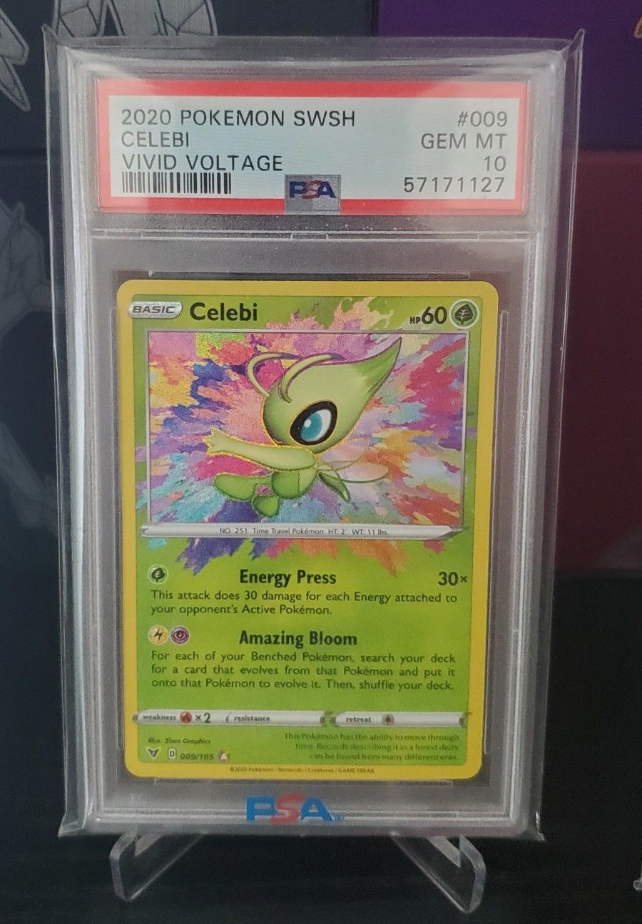 Psa 10 Vivid Voltage Celebi $40 Cash