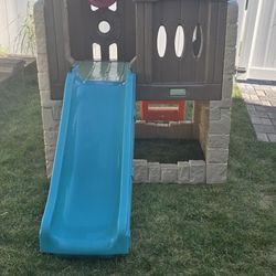 Step2 Naturally Playful Woodland Climber with Toddler Slide and Pretend Play Features
