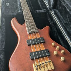 Schecter Stiletto Studio 5 Bass Guitar - Honey Satin