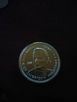George w bush commemorative coin