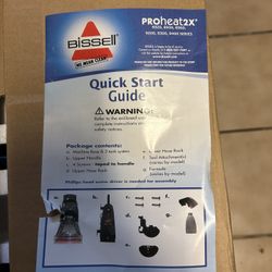 Brand New Bissel Pro 2x Shampoo Machine 