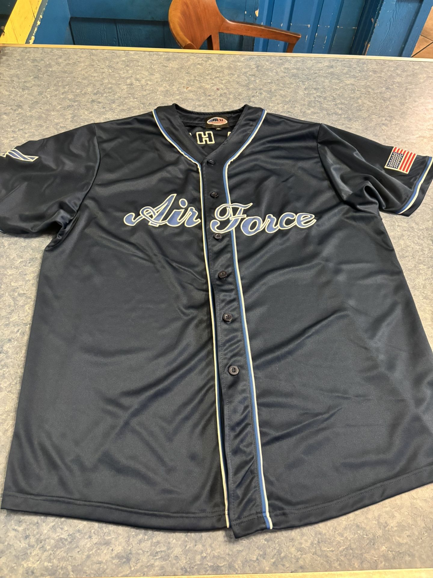 Vintage Heavyweight US Air Force Baseball Jersey 