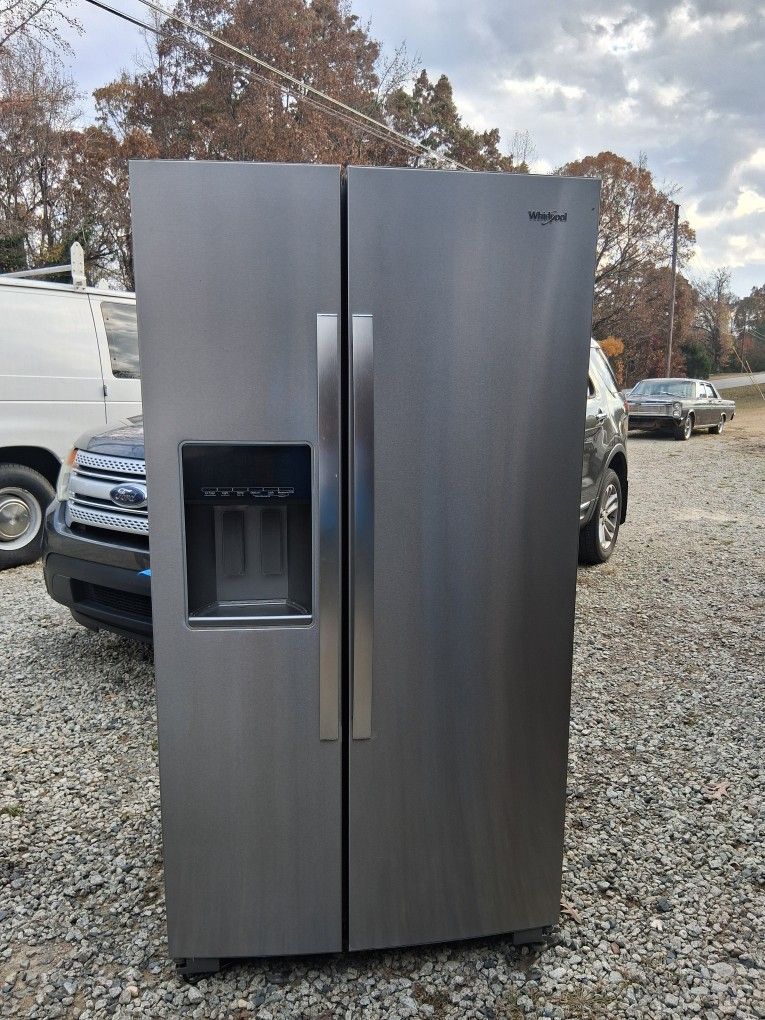 Stainless Whirlpool Refrigerator