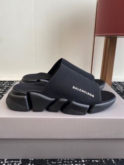Balenciaga Men’s Slides With Box 2026 New