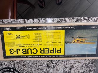 Vintage Sig RC Airplane Balsa Kit Piper Cub