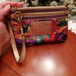 Coach wristlet