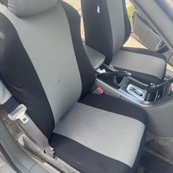 car seat covers, universal fit installation included fabric material cubreasientos para carro