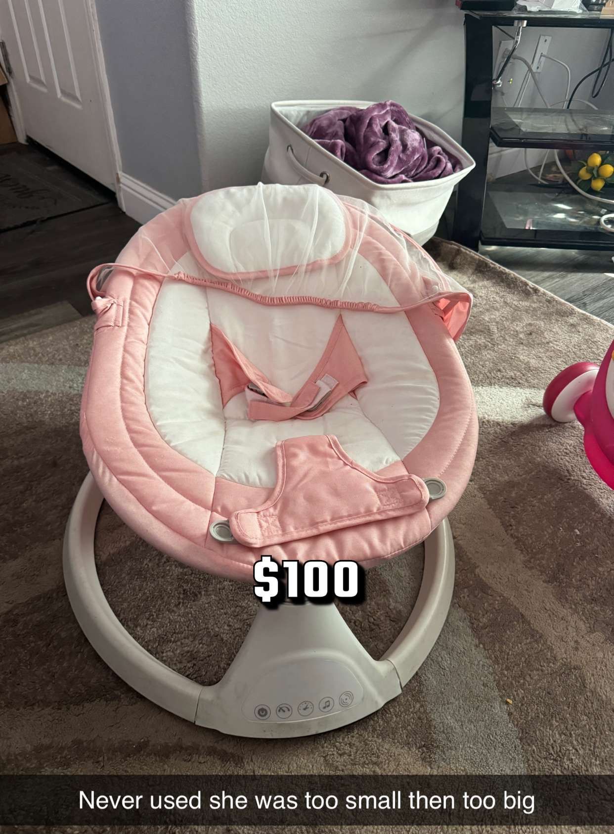 Baby Girl Swing