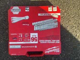 Milwaukee 38” drive 56 piece socket set (48-22-9008)