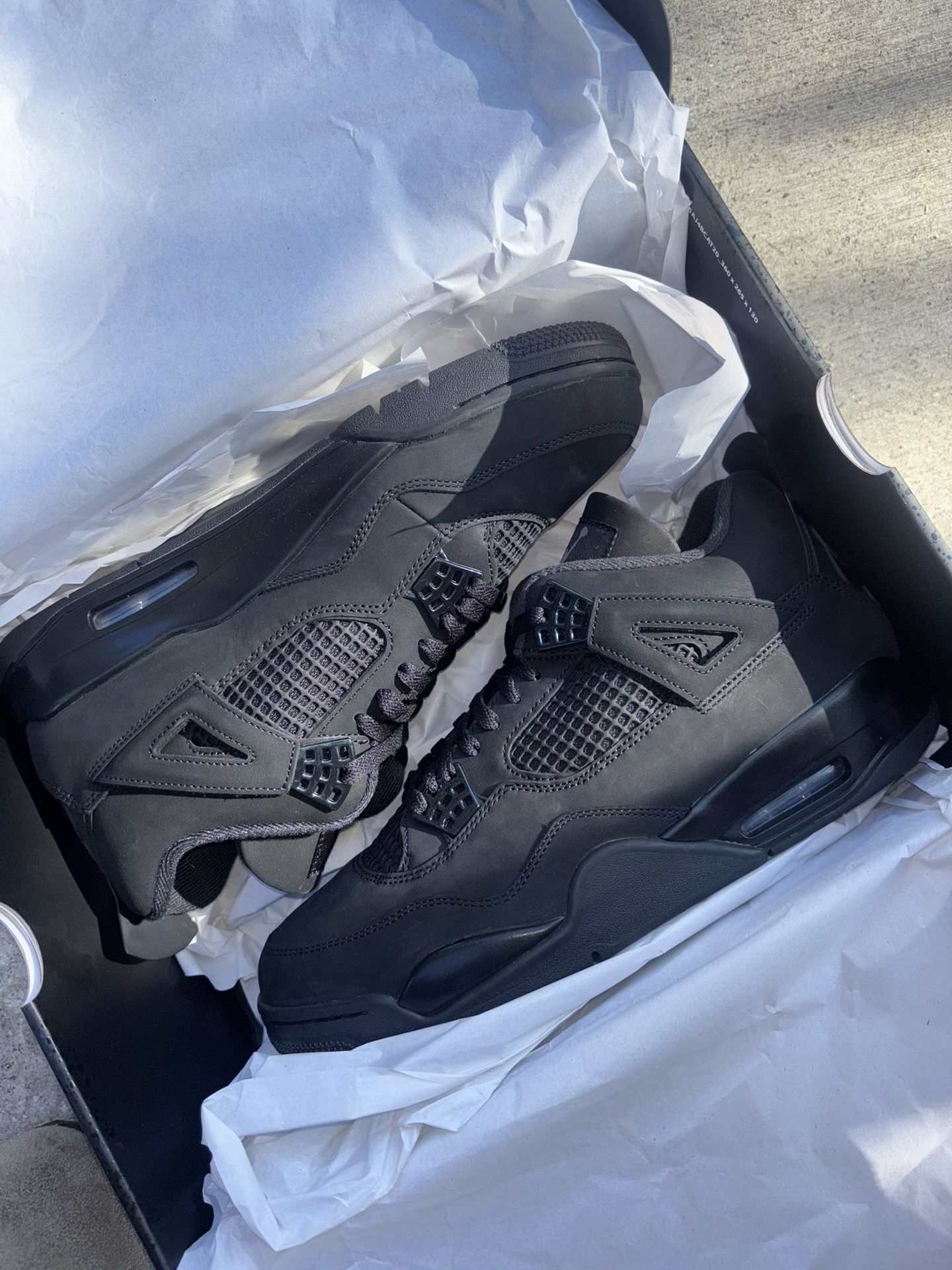AJ 4 Air Jordan Retro 4 Black Cat Sizes 11.5, 12 & 13 $320