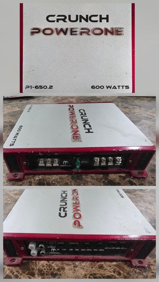 Car Audio Amps, Box & Capacitor