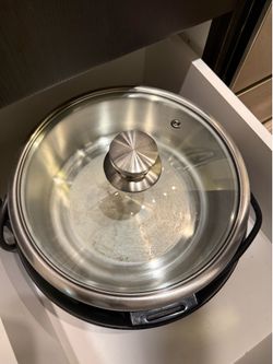 Stainless Steel Electric Skillet / Multi-Cooker with Glass Lid