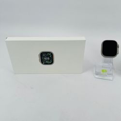 Unlocked Apple Watch Ultra 3 49MM Natural Titanium Anchor Blue Ocean Band 