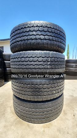 265/70/16 Goodyear Wrangler A/T