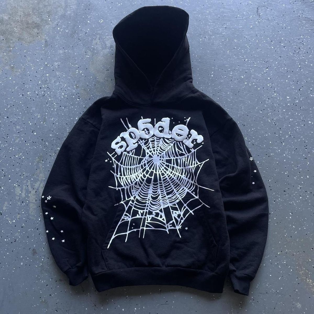 Black Sp5der Hoodie 