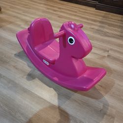 Little Tikes Kids Rocking Horse in Magenta