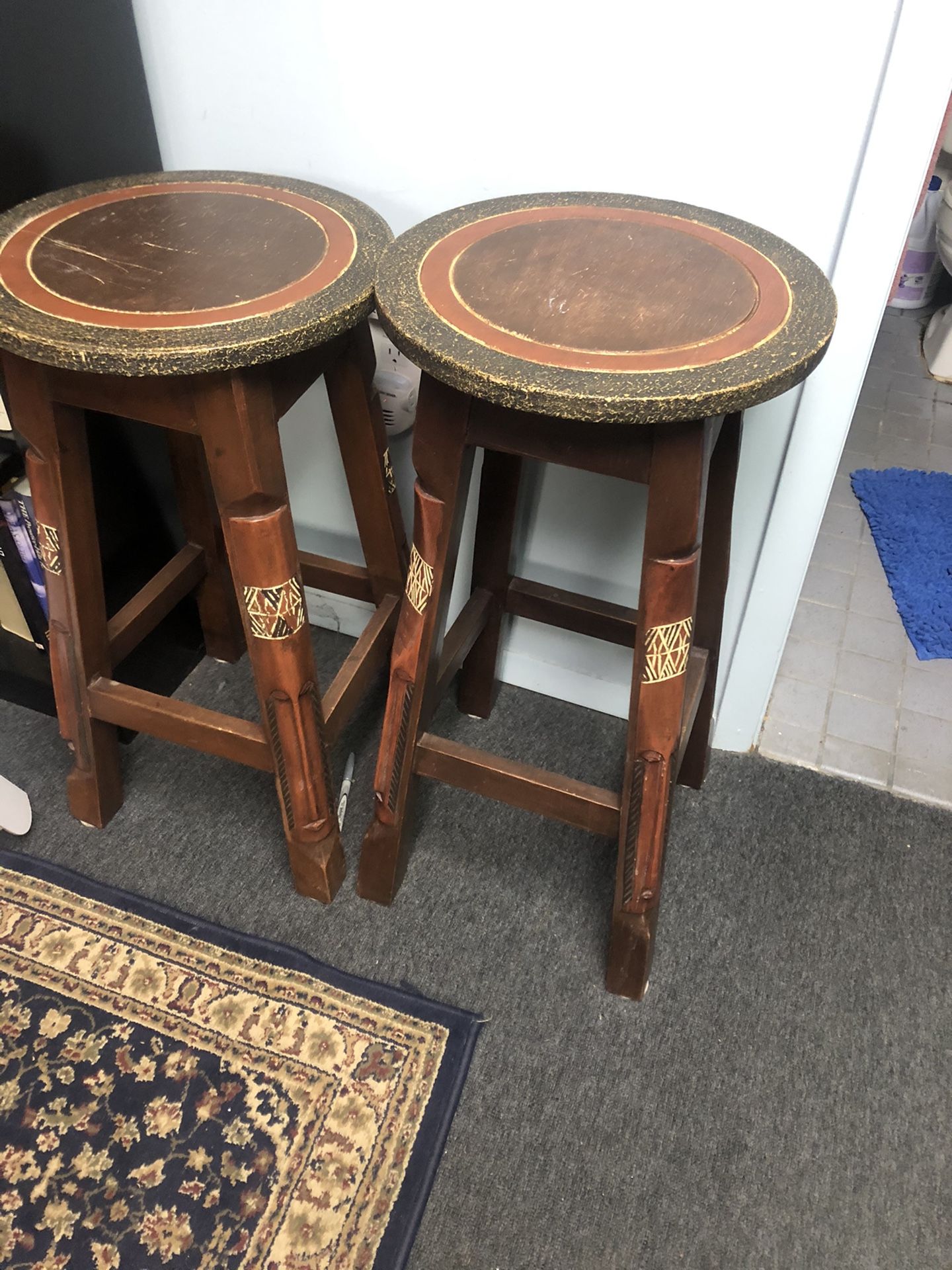 Set of outdoor bar stools island cabana seating set!! $259 tag