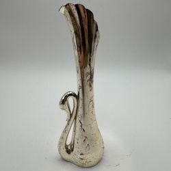 Vintage Oneida 7” Tall Silver Swan Bud Vase