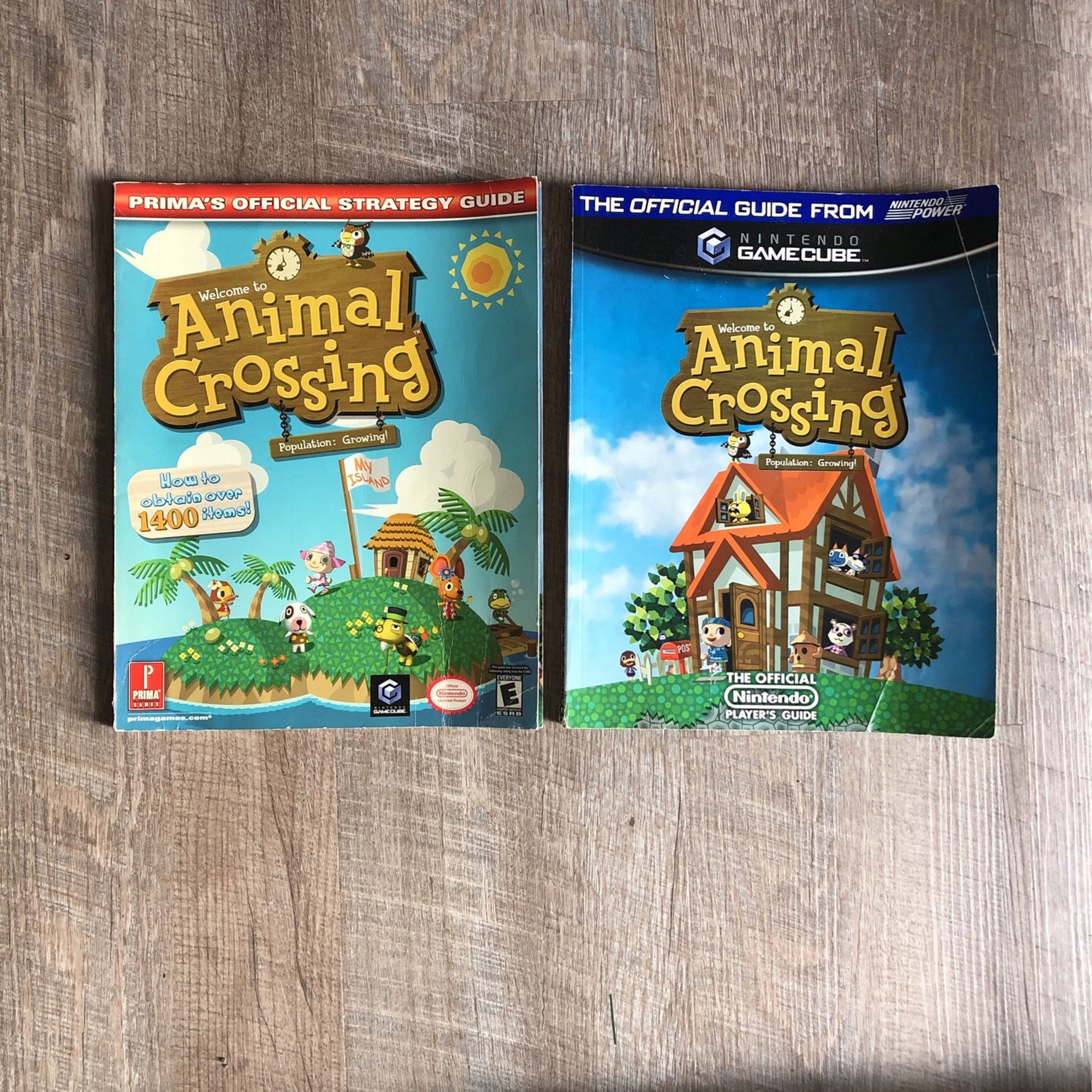 Animal Crossing Official Nintendo Guidebook x2