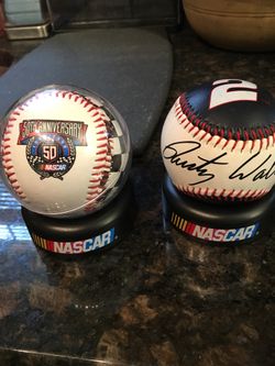 NASCAR and Wallace baseballs one price