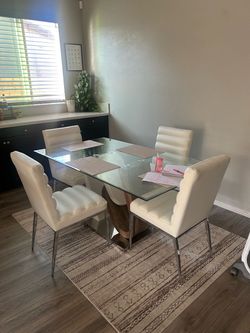 Glass Kitchen Table