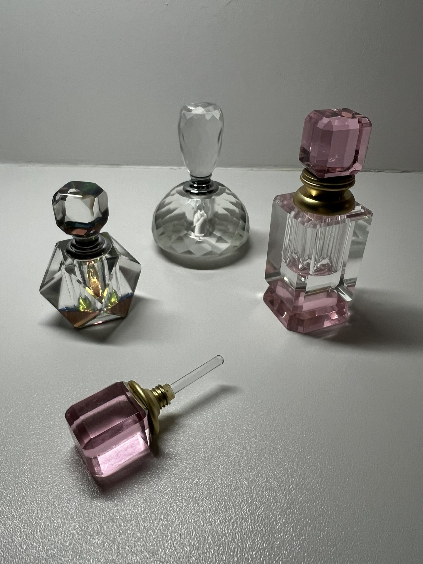 Crystal perfume bottle