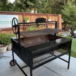 Commercial Grade BBQ Grill - Wood Fire / Charcoal