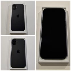 iPhone 16 Plus 128GB Black Unlocked in good condition with Limited Apple Warranty until 7-7-26. 