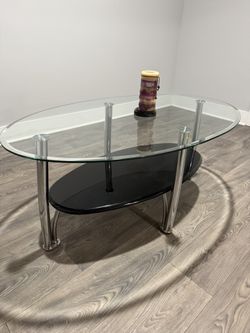 Coffee glass table