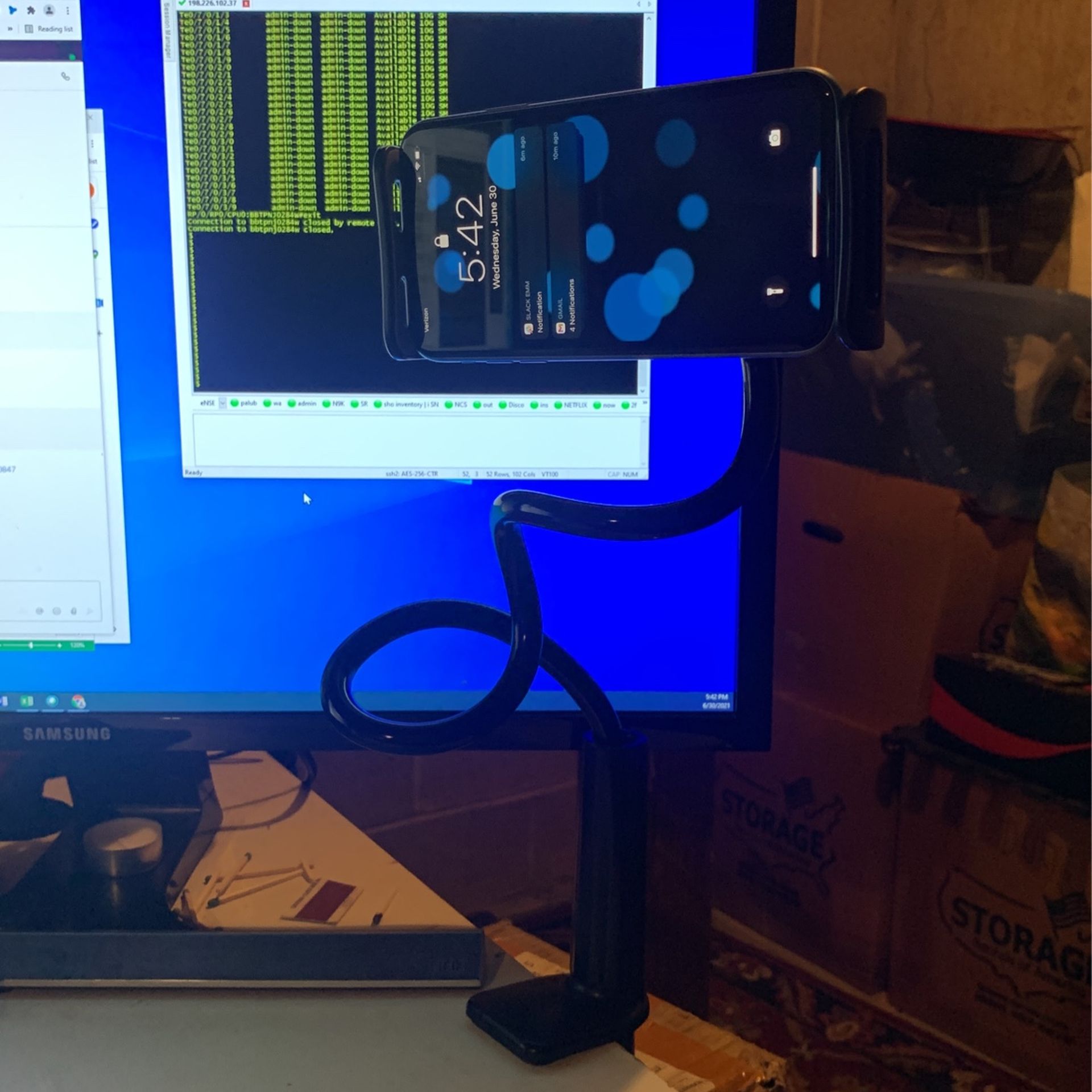 phone desk stand.