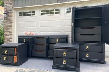 🥂Gorgeous Black 4Piece Thomasville Set